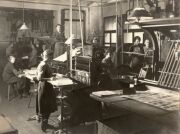 Druckerei um 1920