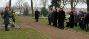 Die gemeinsame Gedenkveranstaltung von Stadt und Bundeswehr fand am Sonntag auf dem Prenzlauer Friedhof statt. 