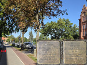 Stolperstein für Klara Steinberg, geb. Goldschmidt und Johanna Steinberg, Südseite der Schwedter Straße zwischen Grabowstraße und Paul-Gloede-Straße