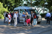 Ankunft der Prenzlau-Teilnehmer zur deutsch-polnischen Konferenz in Barlinek am 07.06.2018