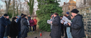 Am Jüdischen Friedhof im Stadtpark wurde an die Befreiung des Konzentrationslagers Auschwitz erinnert.