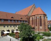 Dominikanerkloster Prenzlau mit Blick auf Klostergarten