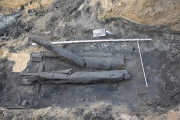 Bei der archäologischen Untersuchungen wurden in der Steinstraße Reste einer Brückenkonstruktion aus dem 13. Jahrhundert gefunden. 