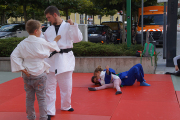 Viele Vereine laden bei der Meile - so, wie die Judoka - zum Mitmachen und Ausprobieren ein. 