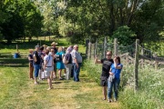 Musikensemble Rüta zu Besuch in der Straußenfarm Berkenlatten bei Familie Rätz