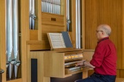 Orgelvorführung durch Jürgen Bischof in der Kreismusikschule Prenzlau