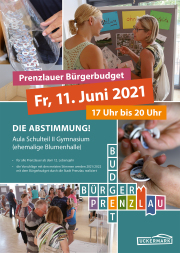 Am 11. Juni wird über das Bürgerbudget abgestimmt. 