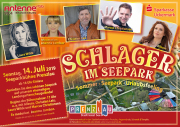 ^Plakat A3 Schlager im Seepark 2019