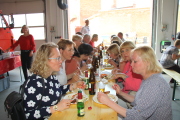Abendessen der Gäste beim Kameradschaftsverein der FFW Prenzlau