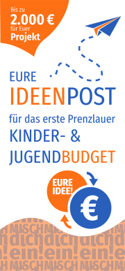10.000 Euro für mindestens 5 tolle Ideen beim Kinder- und Jugendbudget.