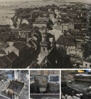 Collage verschiedener Bilder von den Ausgrabungen